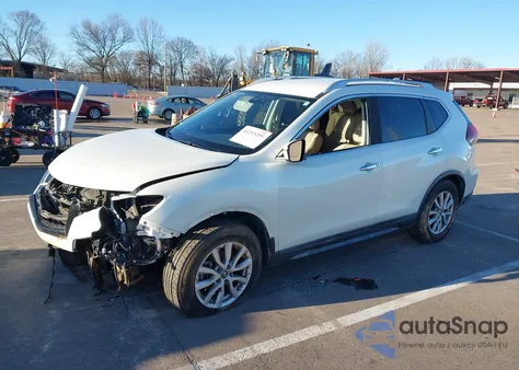 2018 Nissan Rogue Sv z USA, uszkodzony, nr VIN KNMAT2MT7JP512990